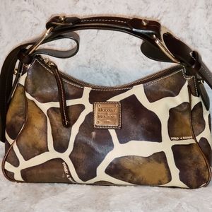 Dooney & Bourke giraffe print bag